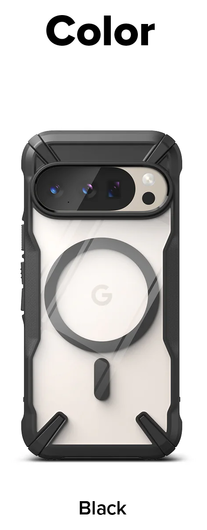 Ringke Fusion X Magnetic Google Pixel 10 / 10 Pro Hoesje MagSafe Zwart afbeelding 16