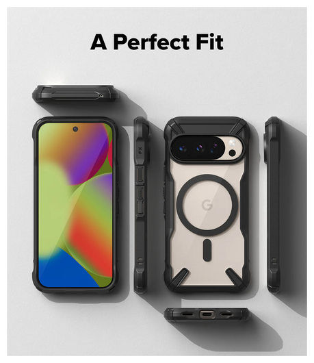 Ringke Fusion X Magnetic Google Pixel 10 / 10 Pro Hoesje MagSafe Zwart afbeelding 2