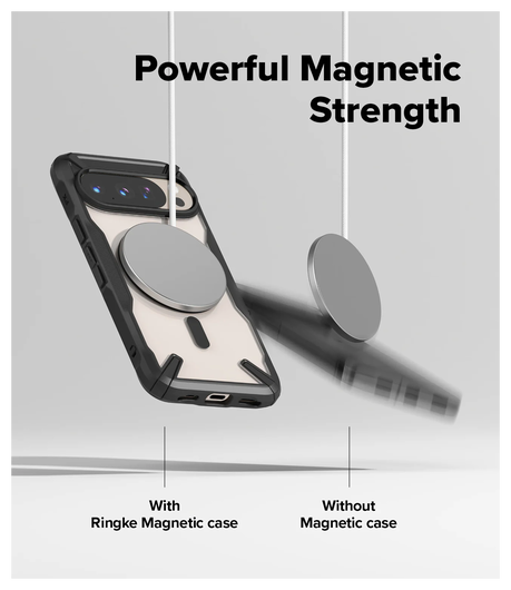 Ringke Fusion X Magnetic Google Pixel 10 / 10 Pro Hoesje MagSafe Zwart afbeelding 9