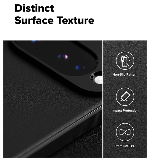 Ringke Onyx Google Pixel 10 Hoesje Flexibel TPU Back Cover Zwart afbeelding 8