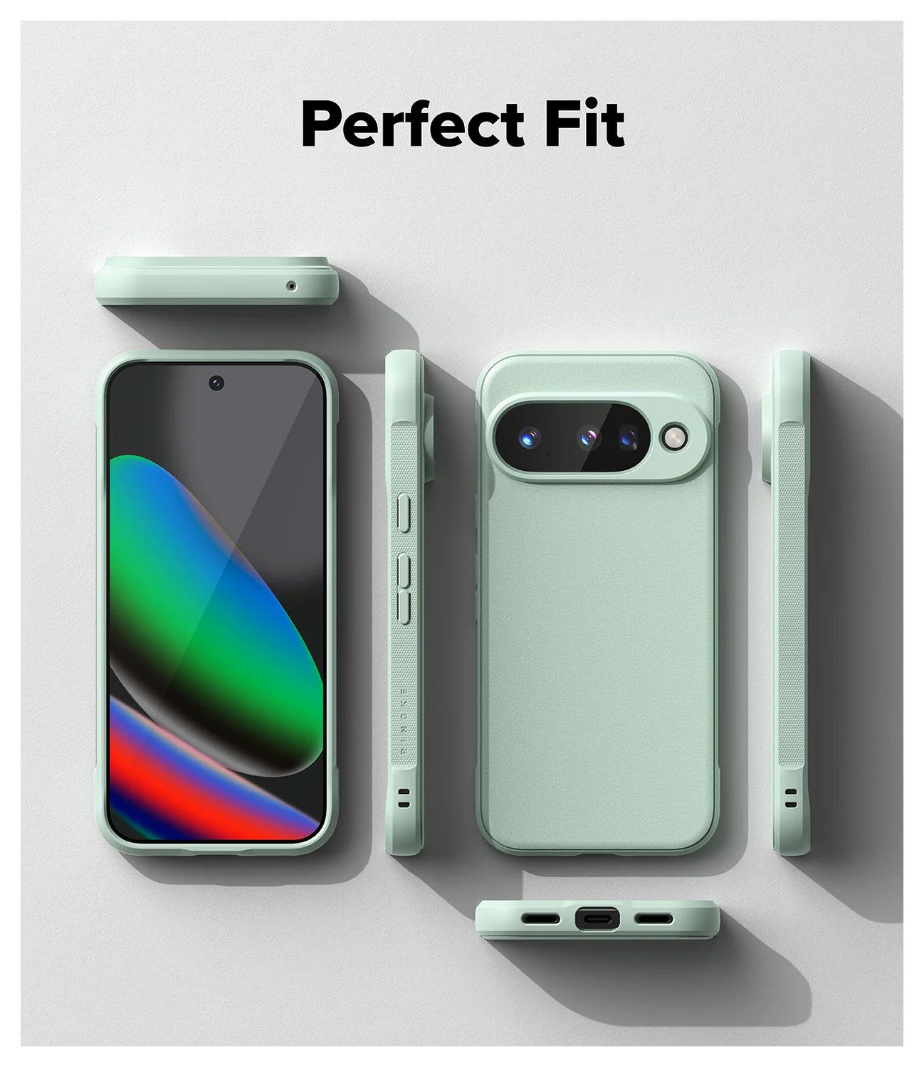 Ringke Onyx Google Pixel 10 Hoesje Flexibel TPU Back Cover Mint afbeelding 2