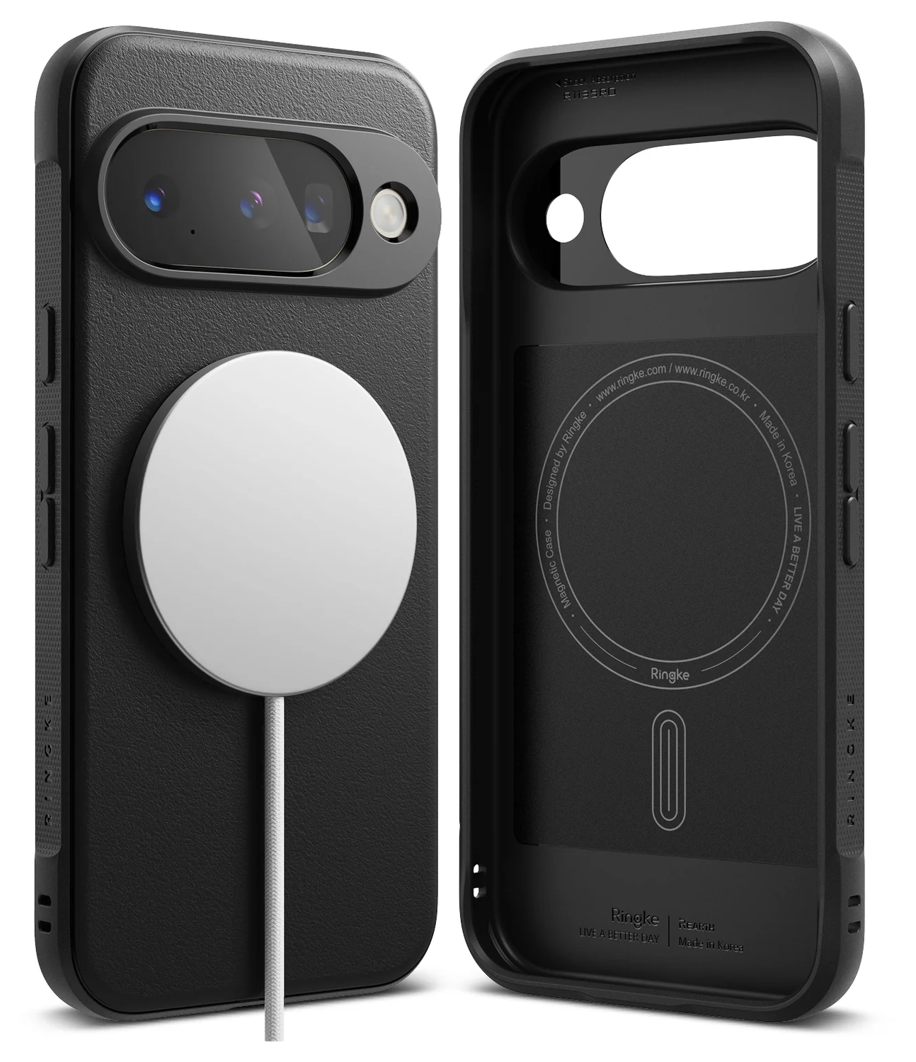 Ringke Onyx Magnetic Google Pixel 10 Hoesje MagSafe Zwart afbeelding 1