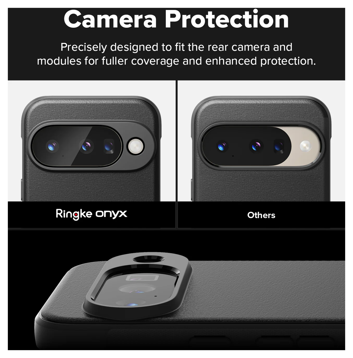 Ringke Onyx Magnetic Google Pixel 10 Hoesje MagSafe Zwart afbeelding 5