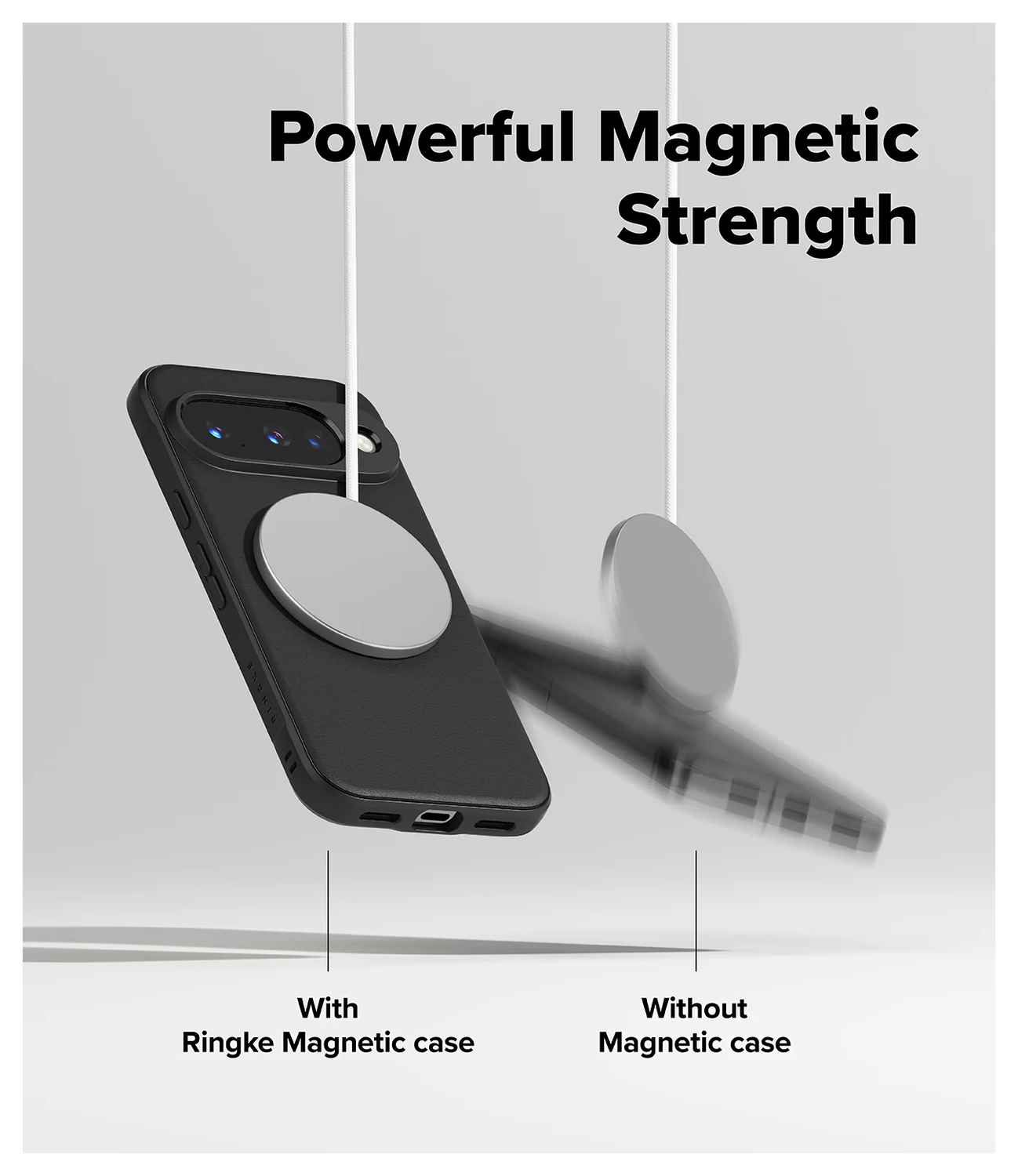 Ringke Onyx Magnetic Google Pixel 10 Hoesje MagSafe Zwart afbeelding 8