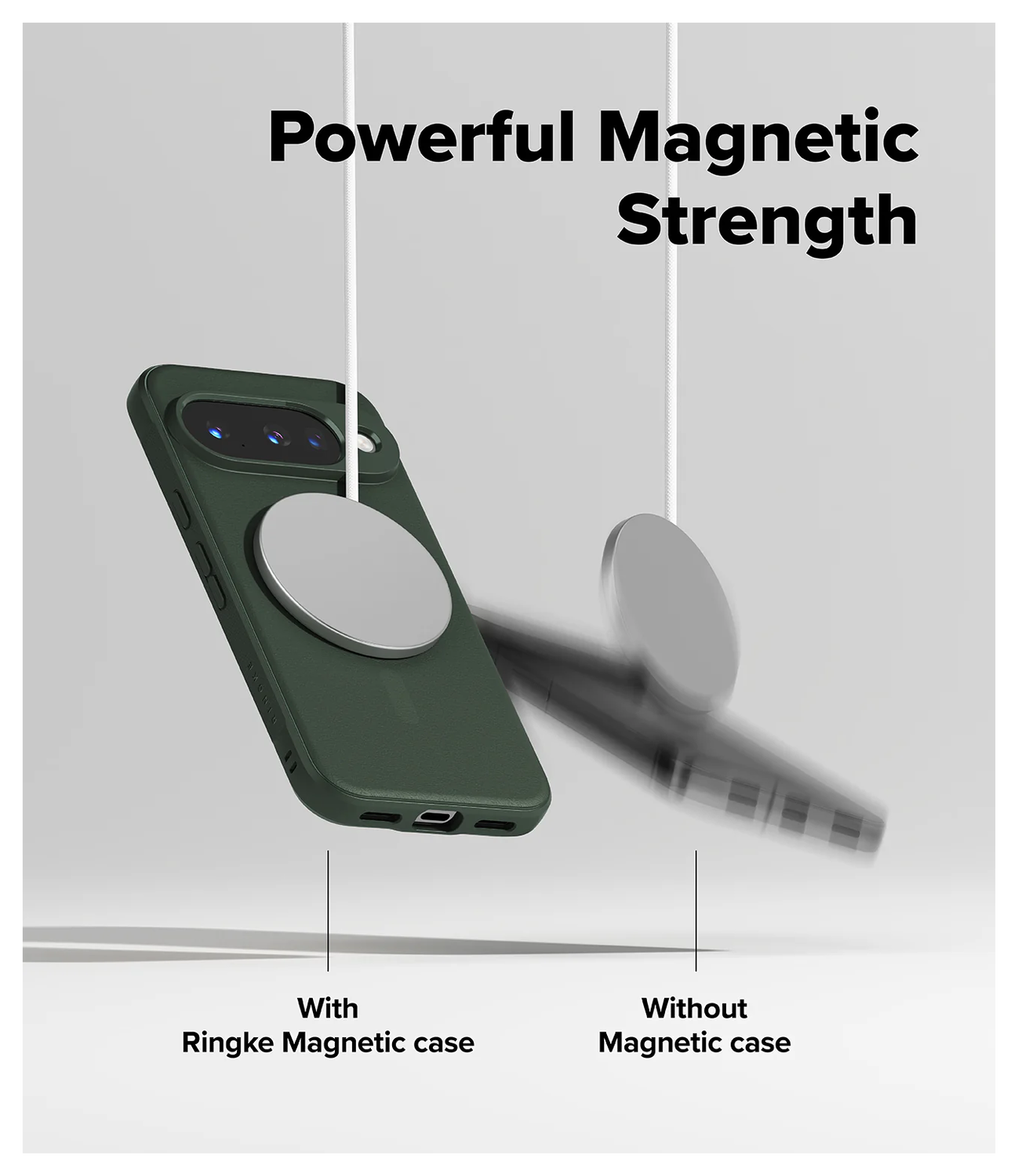 Ringke Onyx Magnetic Google Pixel 10 Hoesje MagSafe Groen afbeelding 7
