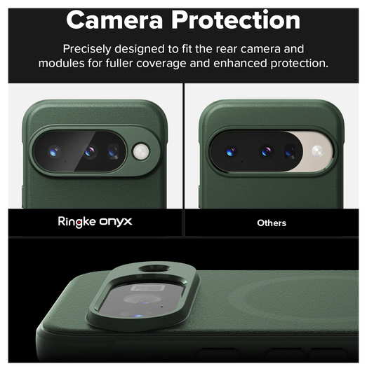 Ringke Onyx Magnetic Google Pixel 10 Hoesje MagSafe Groen afbeelding 3