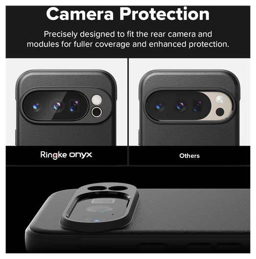 Ringke Onyx Google Pixel 10 Pro Hoesje Flexibel TPU Back Cover Zwart afbeelding 5