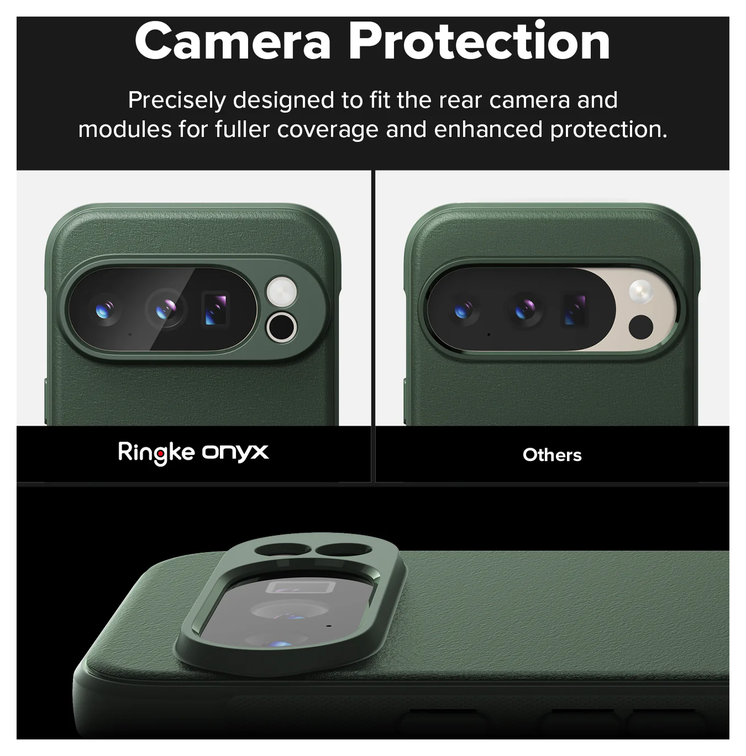 Ringke Onyx Google Pixel 10 Pro Hoesje Flexibel TPU Back Cover Groen afbeelding 5