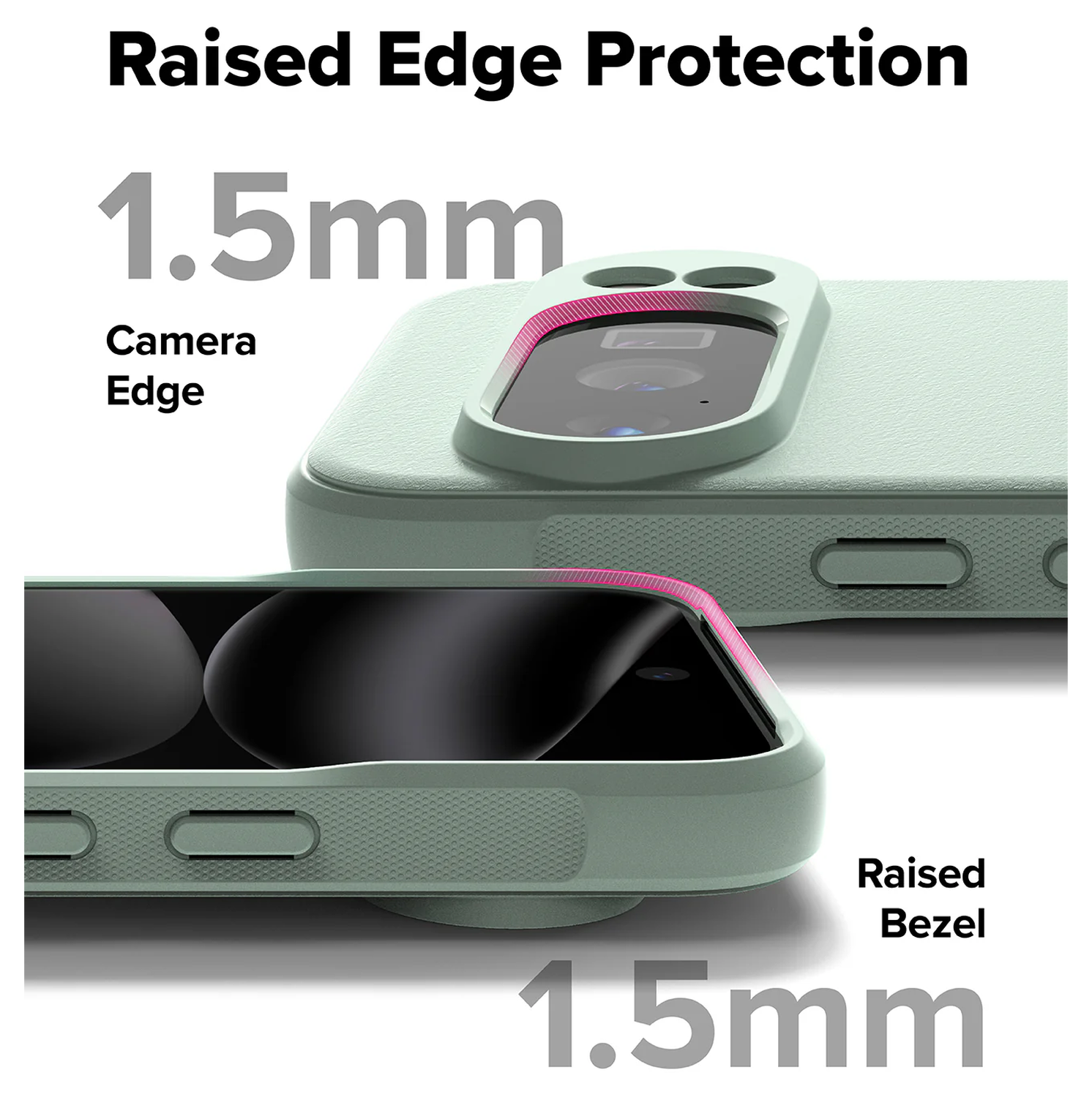 Ringke Onyx Google Pixel 10 Pro Hoesje Flexibel TPU Back Cover Mint afbeelding 4
