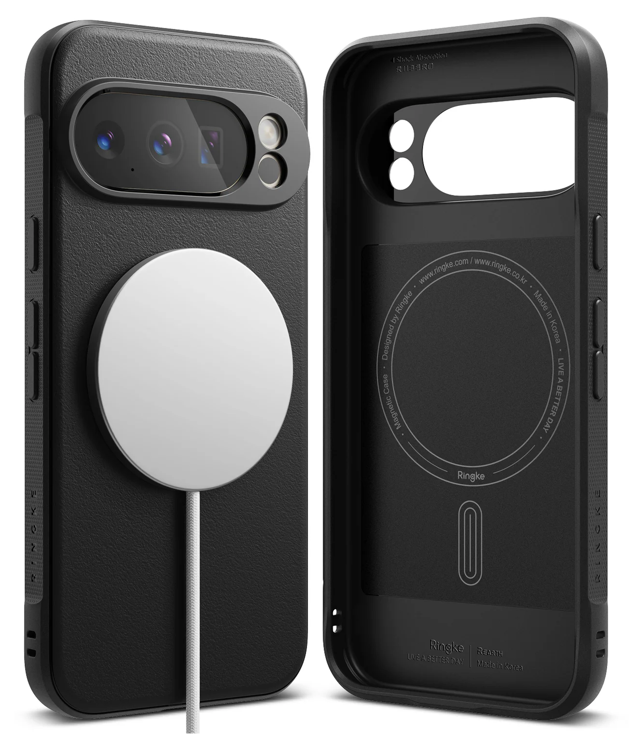 Ringke Onyx Magnetic Google Pixel 10 Pro Hoesje MagSafe Zwart afbeelding 1