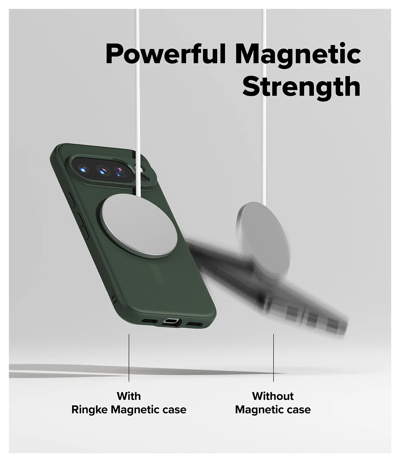 Ringke Onyx Magnetic Google Pixel 10 Pro Hoesje MagSafe Groen afbeelding 9