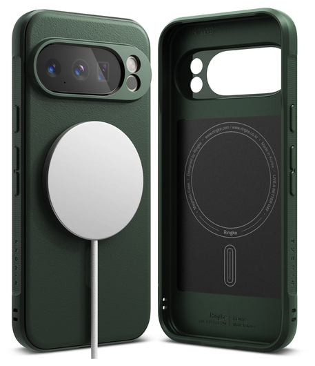 Ringke Onyx Magnetic Google Pixel 10 Pro Hoesje MagSafe Groen afbeelding 1