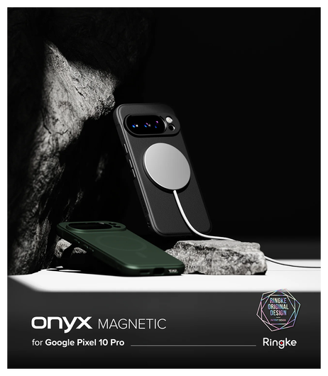 Ringke Onyx Magnetic Google Pixel 10 Pro Hoesje MagSafe Groen afbeelding 7