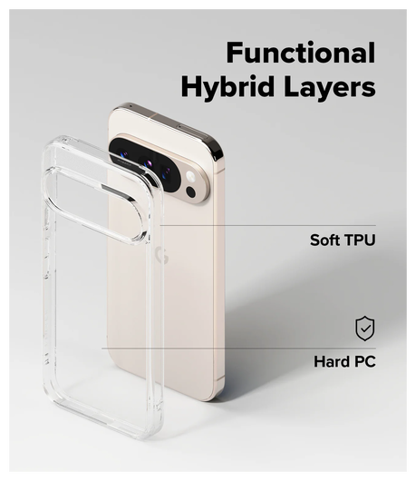 Ringke Fusion Google Pixel 10 Pro XL Hoesje Back Cover Transparant afbeelding 3