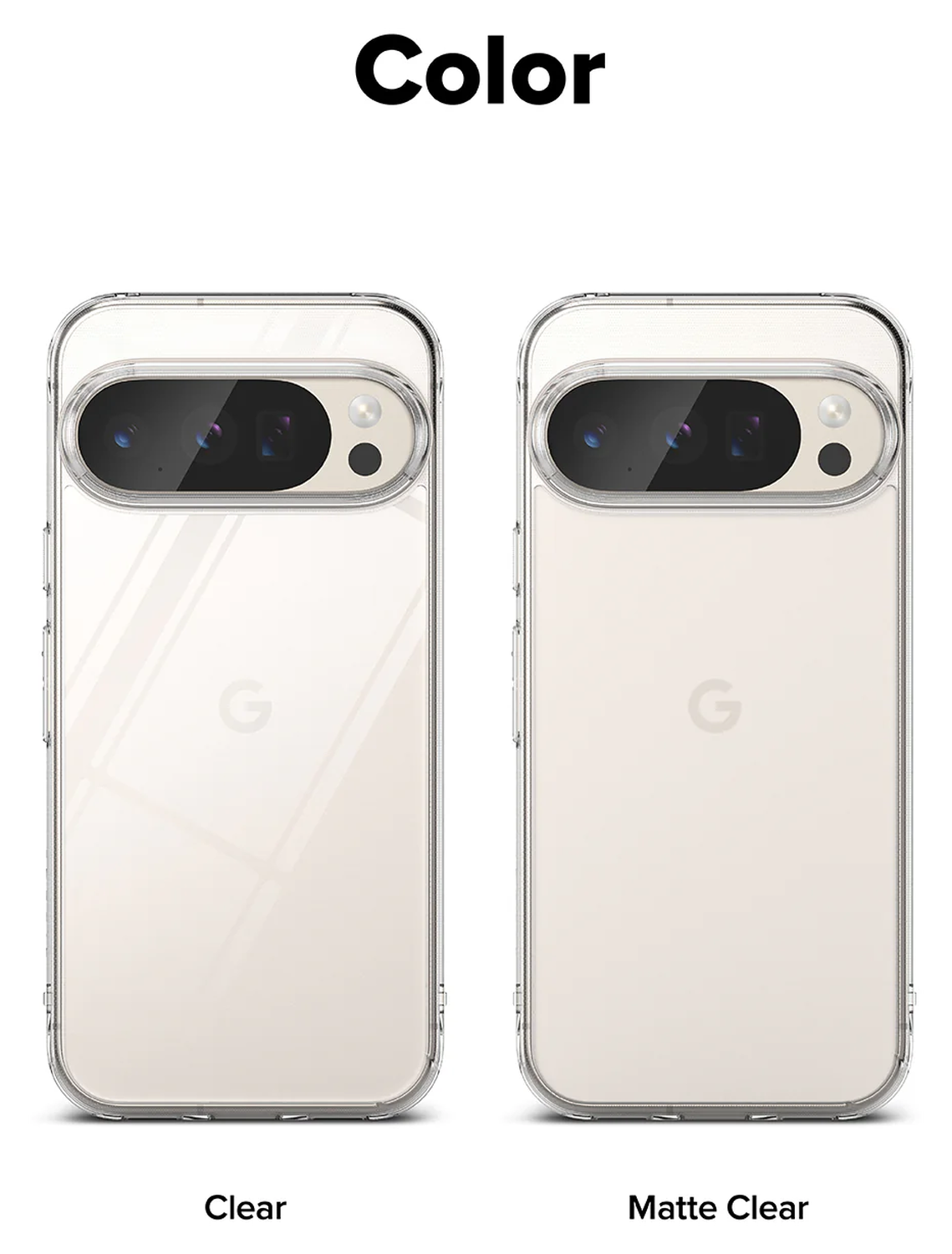 Ringke Fusion Google Pixel 10 Pro XL Hoesje Back Cover Matte Transparant afbeelding 11
