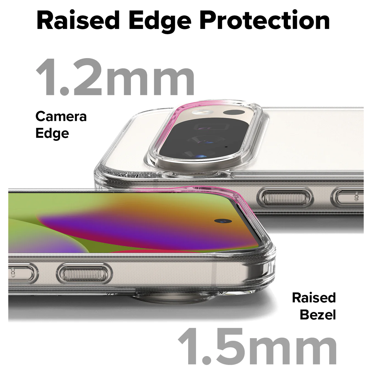 Ringke Fusion Google Pixel 10 Pro XL Hoesje Back Cover Matte Transparant afbeelding 3