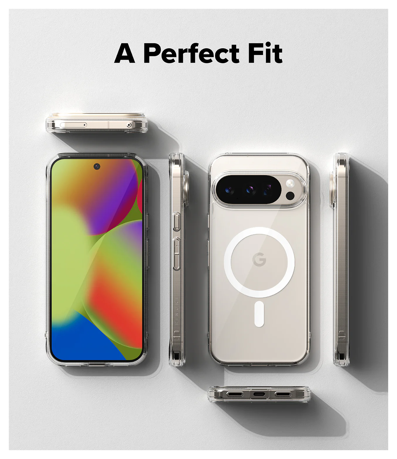 Ringke Fusion Magnetic Google Pixel 10 Pro XL Hoesje MagSafe Transparant afbeelding 2