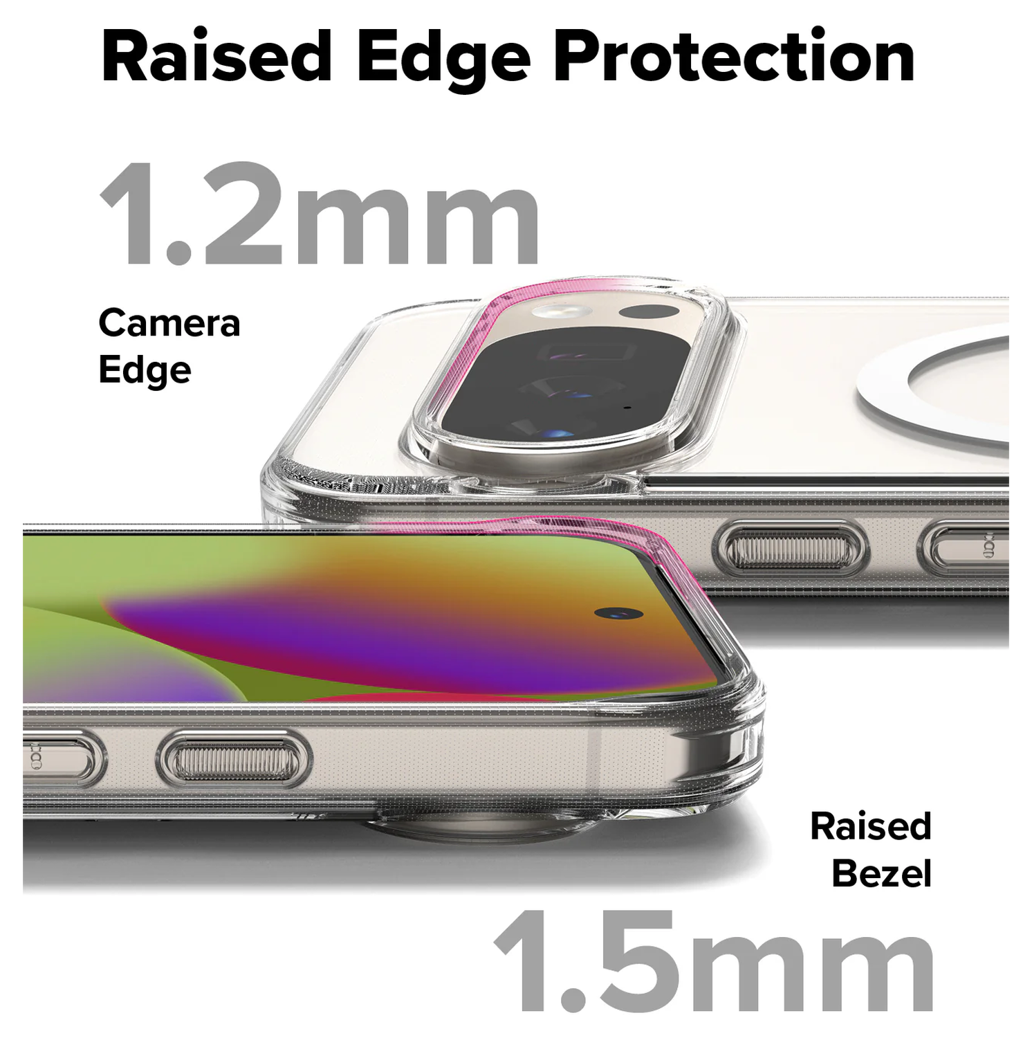 Ringke Fusion Magnetic Google Pixel 10 Pro XL Hoesje MagSafe Transparant afbeelding 3