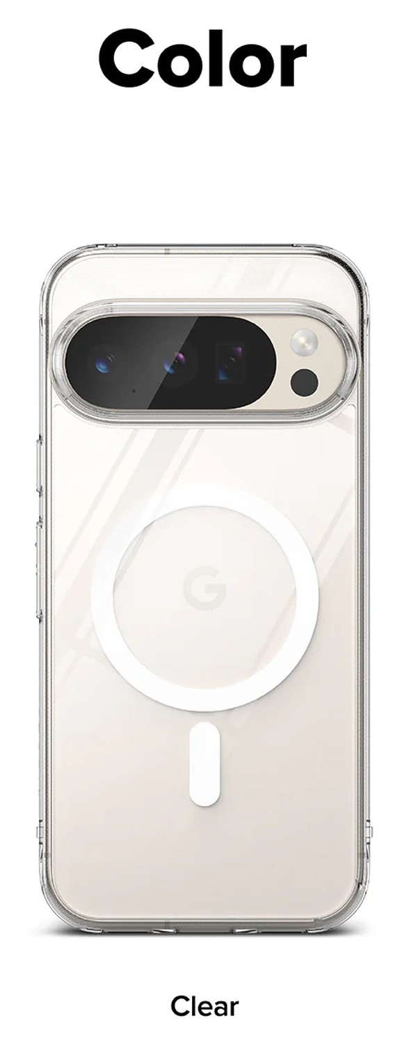 Ringke Fusion Magnetic Google Pixel 10 Pro XL Hoesje MagSafe Transparant afbeelding 6