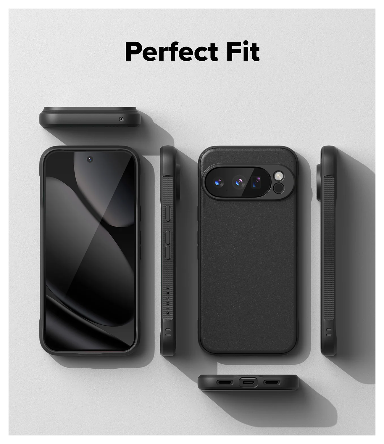 Ringke Onyx Google Pixel 10 Pro XL Hoesje Flexibel TPU Back Cover Zwart afbeelding 2