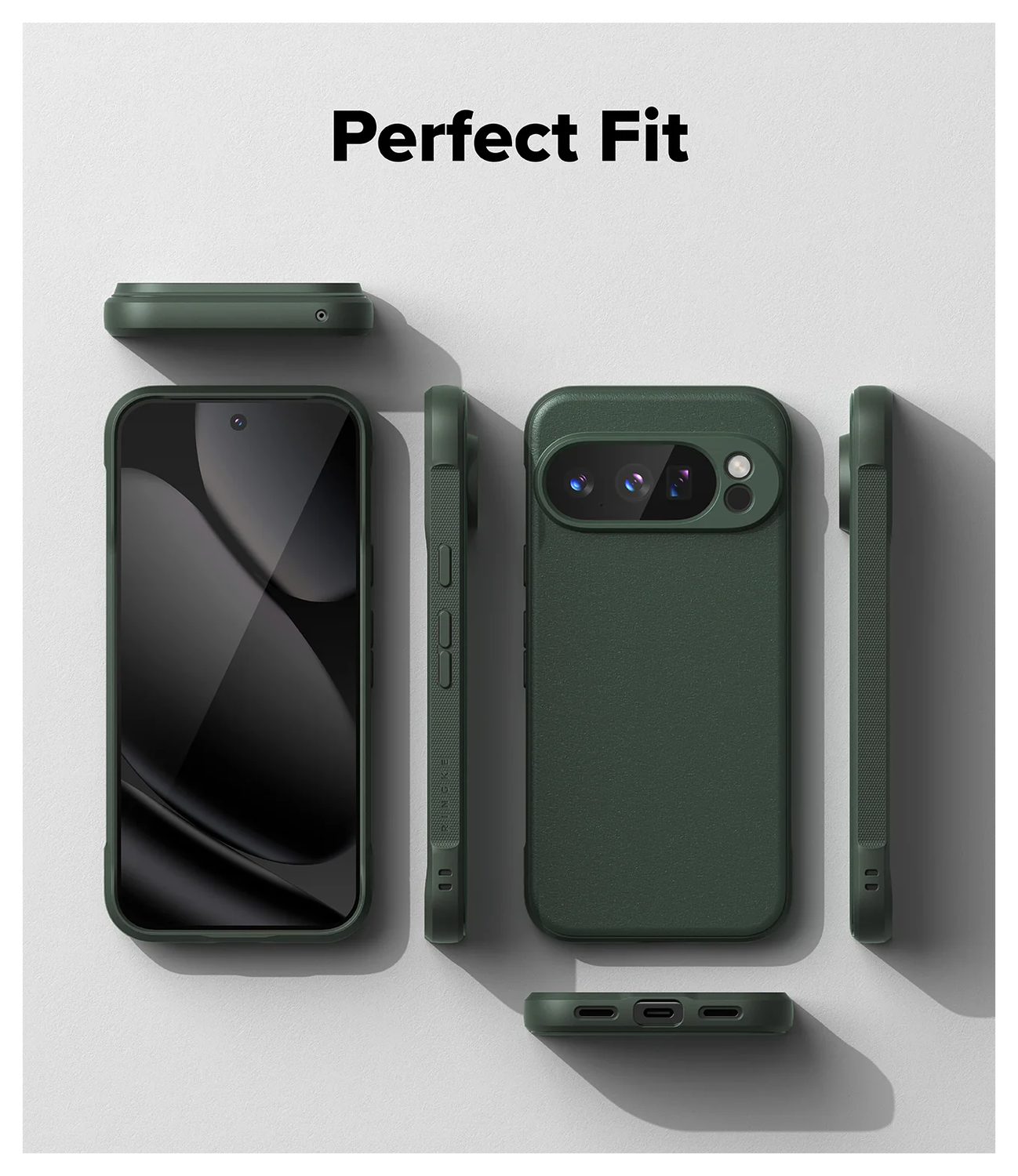 Ringke Onyx Google Pixel 10 Pro XL Hoesje Flexibel TPU Back Cover Groen afbeelding 2