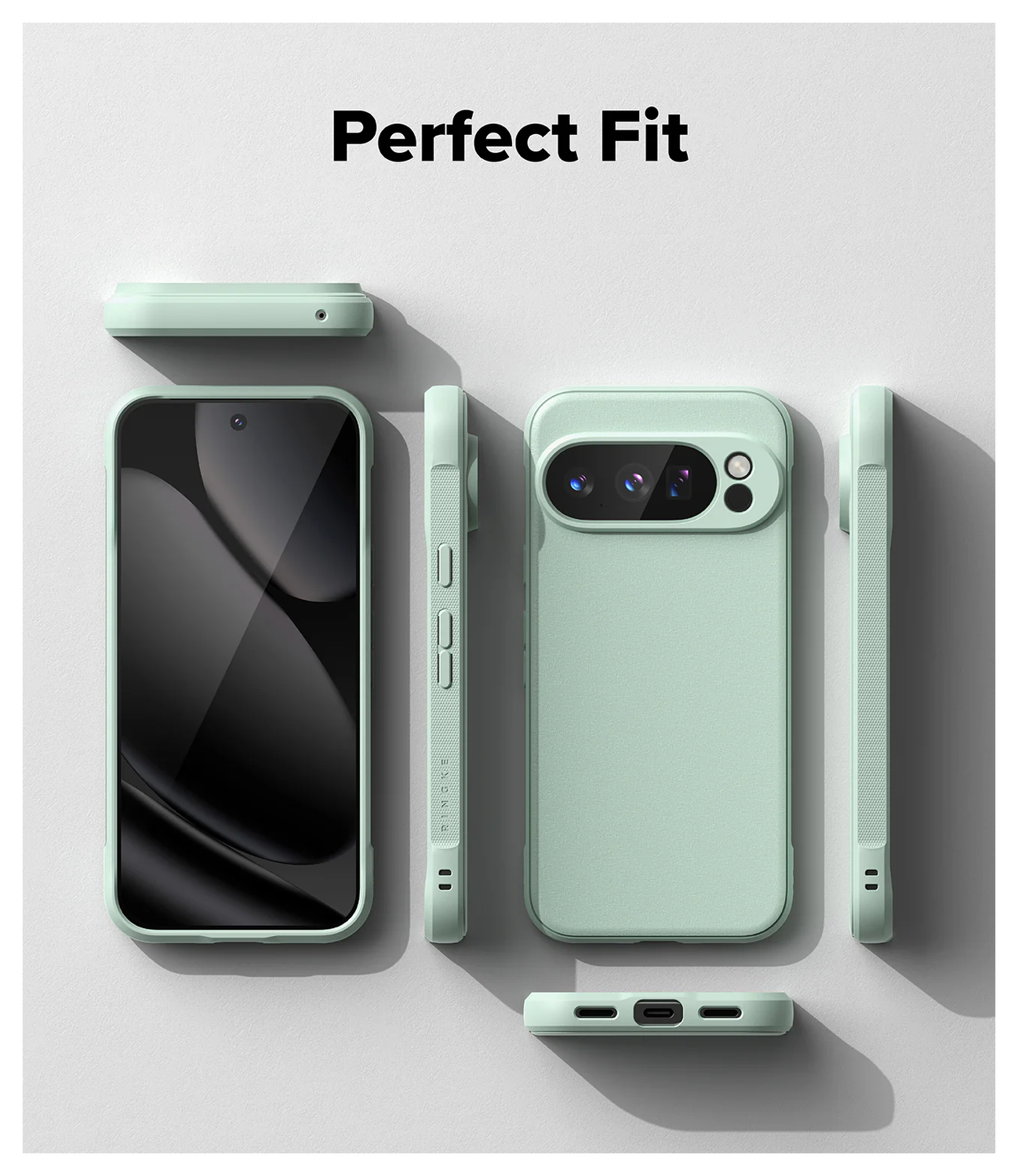 Ringke Onyx Google Pixel 10 Pro XL Hoesje Flexibel TPU Back Cover Mint afbeelding 2