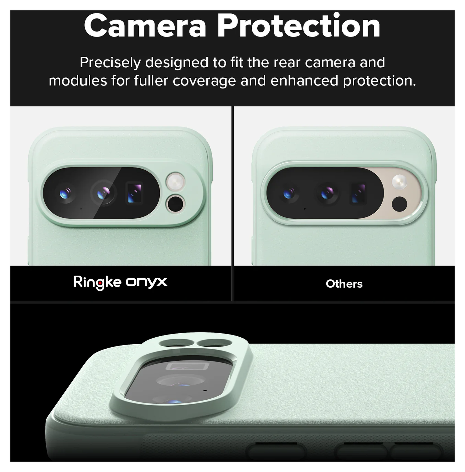 Ringke Onyx Google Pixel 10 Pro XL Hoesje Flexibel TPU Back Cover Mint afbeelding 9