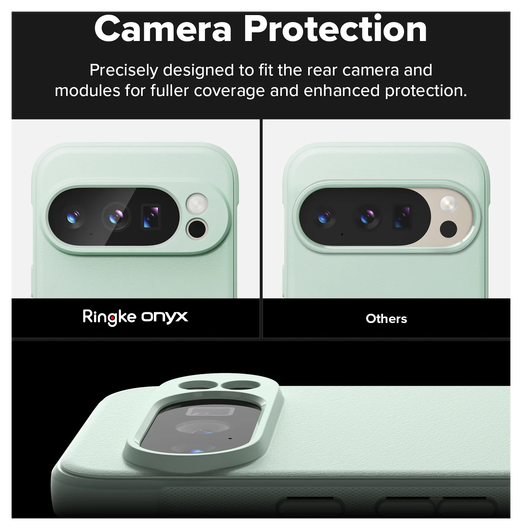 Ringke Onyx Google Pixel 10 Pro XL Hoesje Flexibel TPU Back Cover Mint afbeelding 9