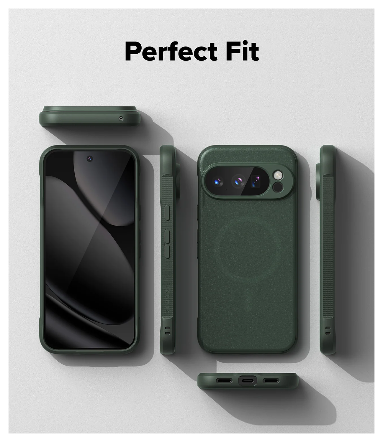 Ringke Onyx Magnetic Google Pixel 10 Pro XL Hoesje MagSafe Groen afbeelding 2