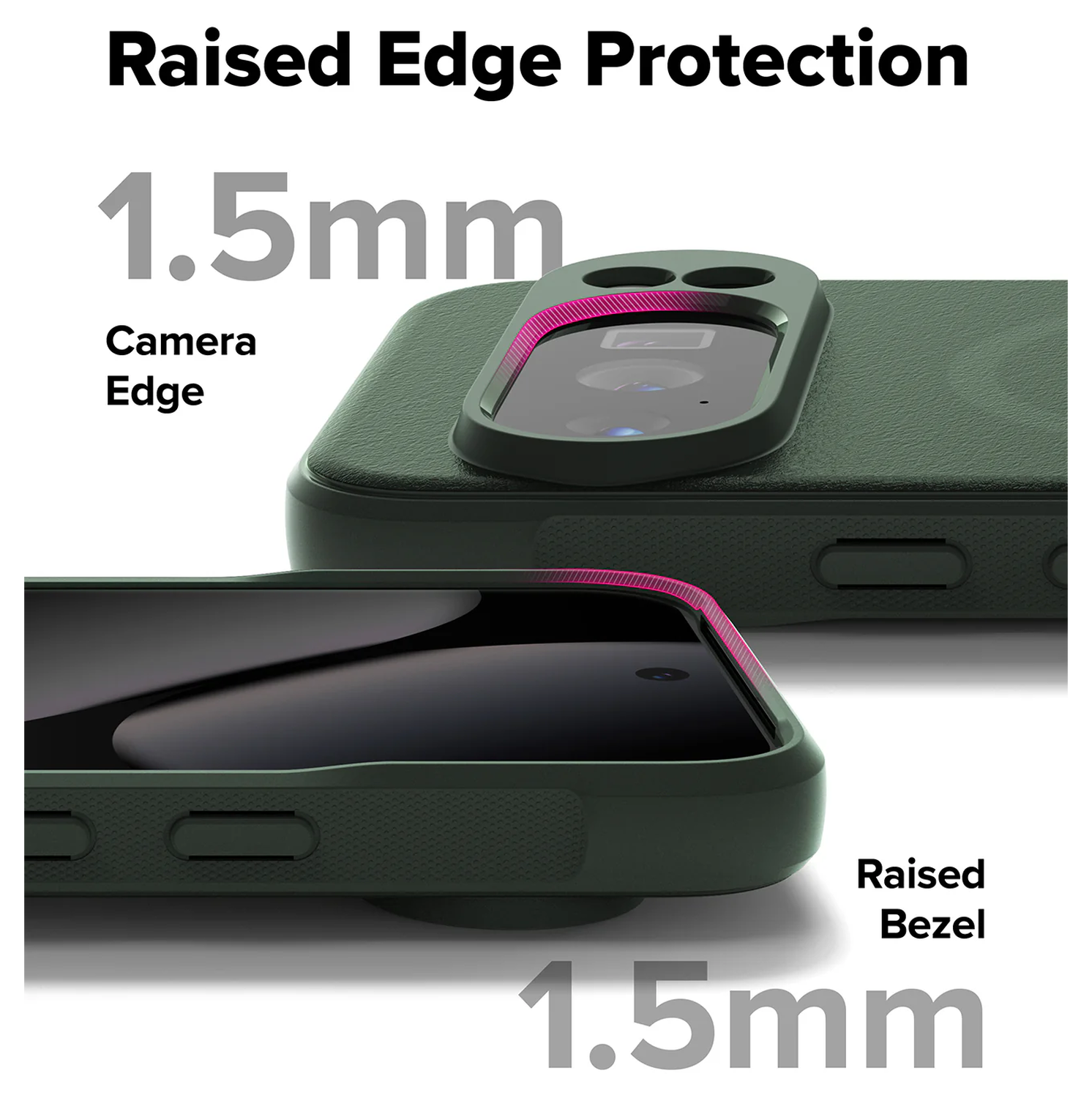 Ringke Onyx Magnetic Google Pixel 10 Pro XL Hoesje MagSafe Groen afbeelding 3