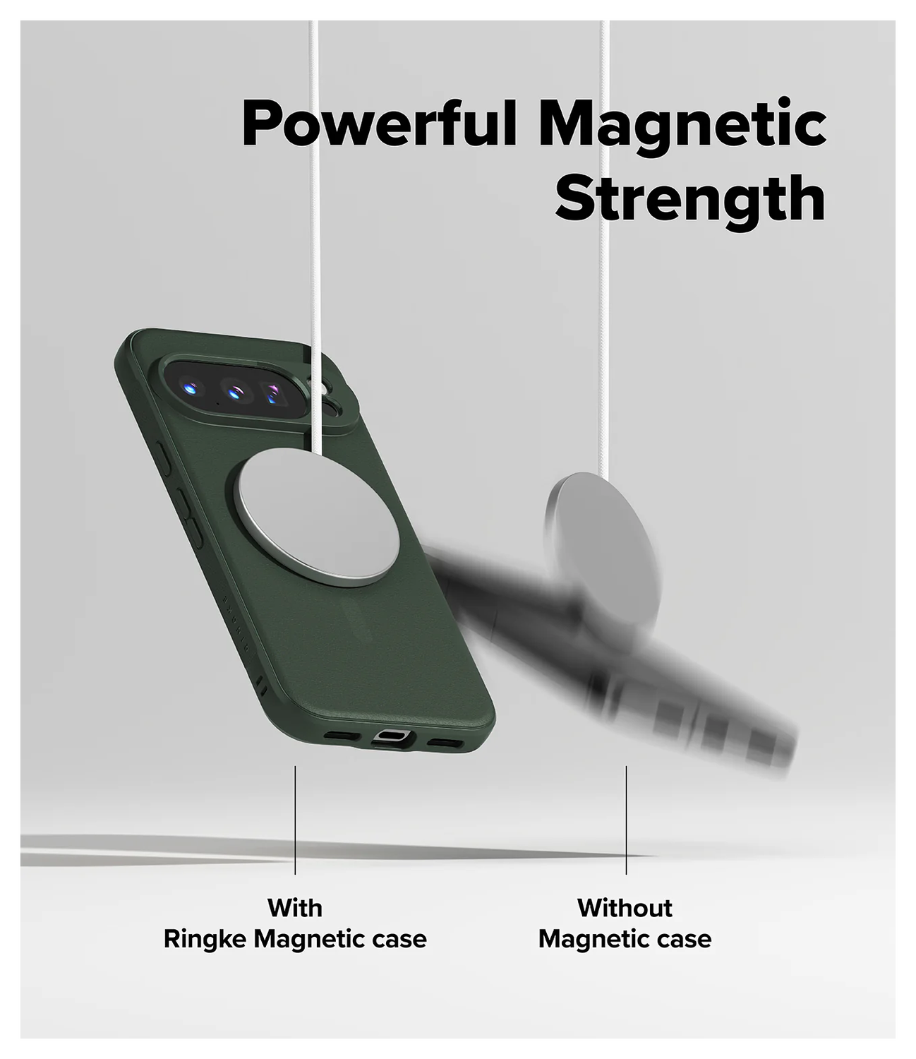Ringke Onyx Magnetic Google Pixel 10 Pro XL Hoesje MagSafe Groen afbeelding 6