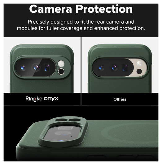 Ringke Onyx Magnetic Google Pixel 10 Pro XL Hoesje MagSafe Groen afbeelding 4
