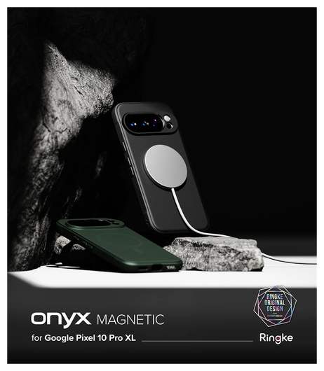Ringke Onyx Magnetic Google Pixel 10 Pro XL Hoesje MagSafe Groen afbeelding 7