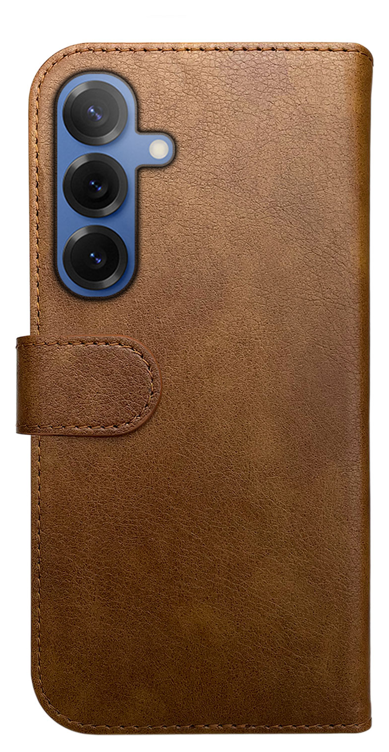 Rosso Element Samsung Galaxy S25 FE Hoesje Book Case Wallet Bruin afbeelding 2