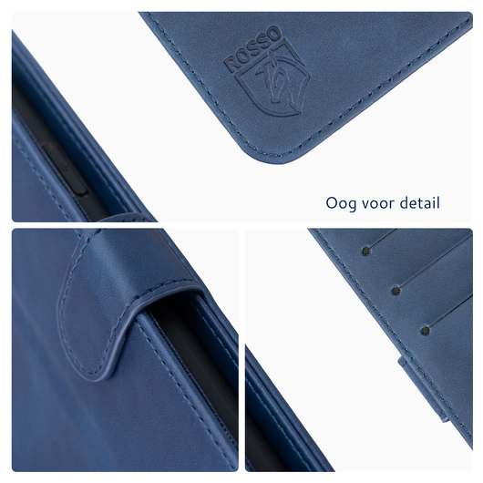 Rosso Element Samsung Galaxy S25 FE Hoesje Book Case Wallet Blauw afbeelding 4