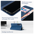 Rosso Element Samsung Galaxy S25 FE Hoesje Book Case Wallet Blauw afbeelding 3