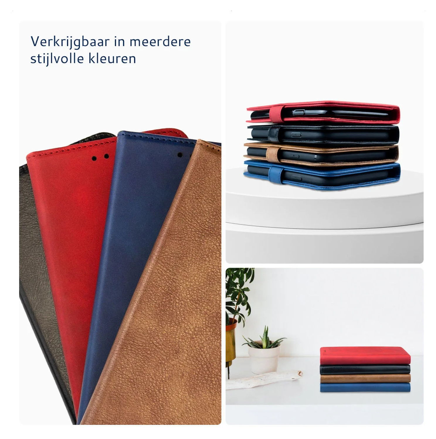 Rosso Element Samsung Galaxy S25 FE Hoesje Book Case Wallet Rood afbeelding 6