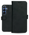Rosso Deluxe Samsung Galaxy S25 FE Hoesje Echt Leer Book Case Zwart afbeelding 12