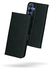 Rosso Deluxe Samsung Galaxy S25 FE Hoesje Echt Leer Book Case Zwart afbeelding 2