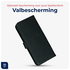 Rosso Deluxe Samsung Galaxy S25 FE Hoesje Echt Leer Book Case Zwart afbeelding 5