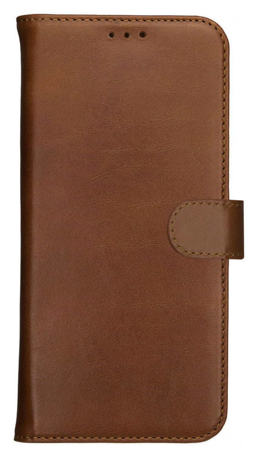 Rosso Deluxe Samsung Galaxy S25 FE Hoesje Echt Leer Book Case Bruin afbeelding 13