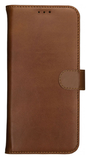 Rosso Deluxe Samsung Galaxy S25 FE Hoesje Echt Leer Book Case Bruin afbeelding 13