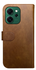 Rosso Element Oppo Reno 14 F Hoesje Book Case Wallet Bruin afbeelding 2