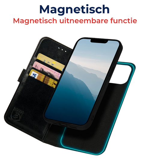 Rosso Element Uitneembaar 2-in-1 Samsung Galaxy S25 FE Hoesje Zwart afbeelding 4