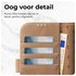 Rosso Elite Samsung S25 FE Hoesje met MagSafe Book Case Echt Leer Lichtbruin afbeelding 7