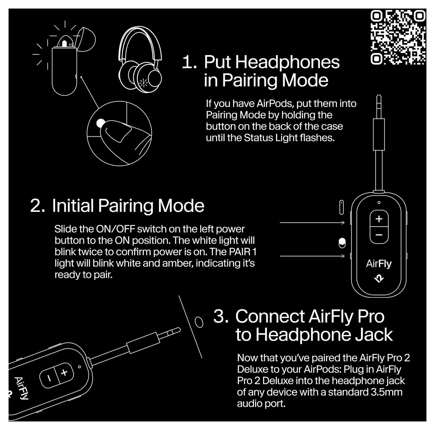 Twelve South AirFly Pro 2 Wireless Bluetooth Transmitter/Receiver 3.5mm Jack Wit afbeelding 5