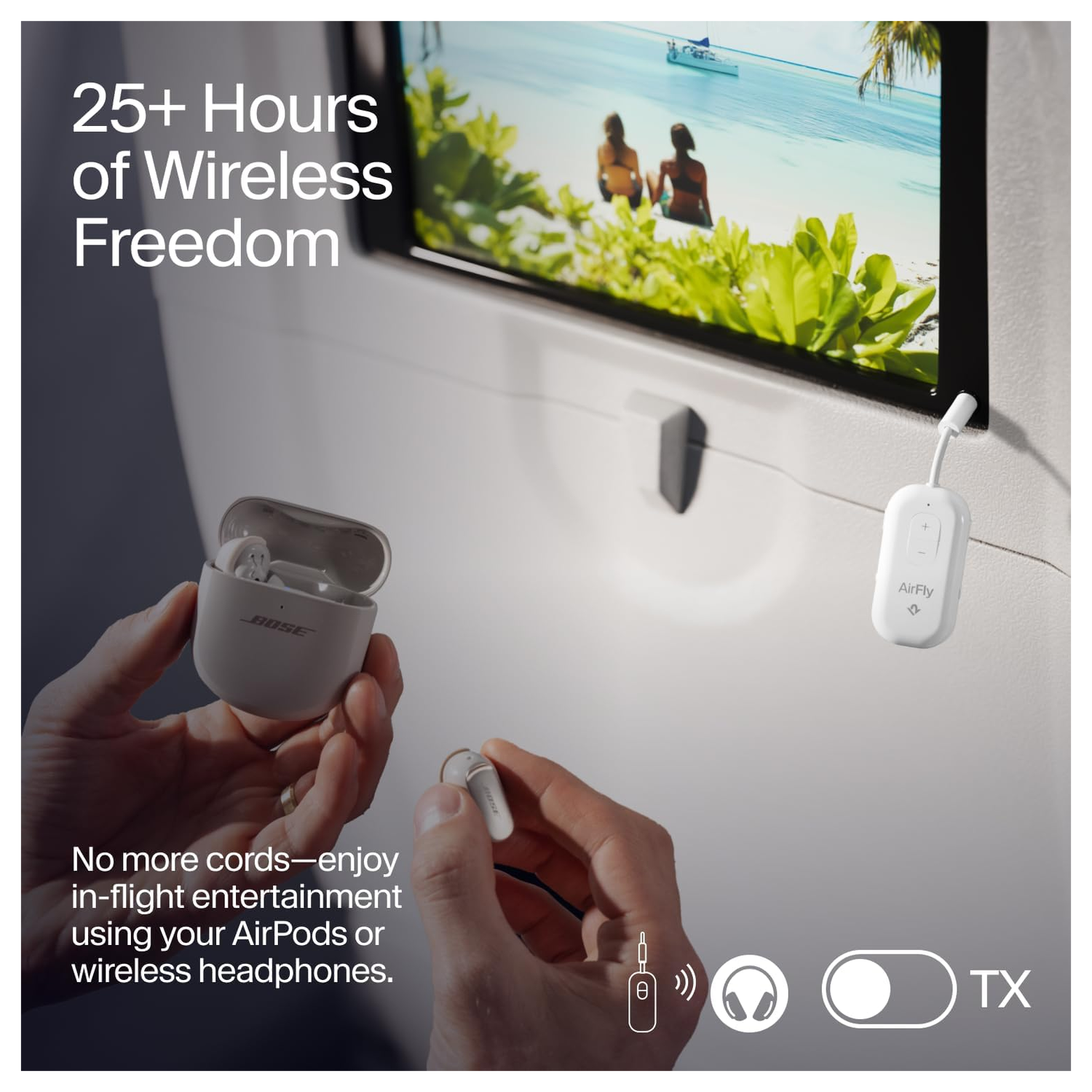 Twelve South AirFly Pro 2 Deluxe Wireless Bluetooth Transmitter/Receiver Wit afbeelding 5