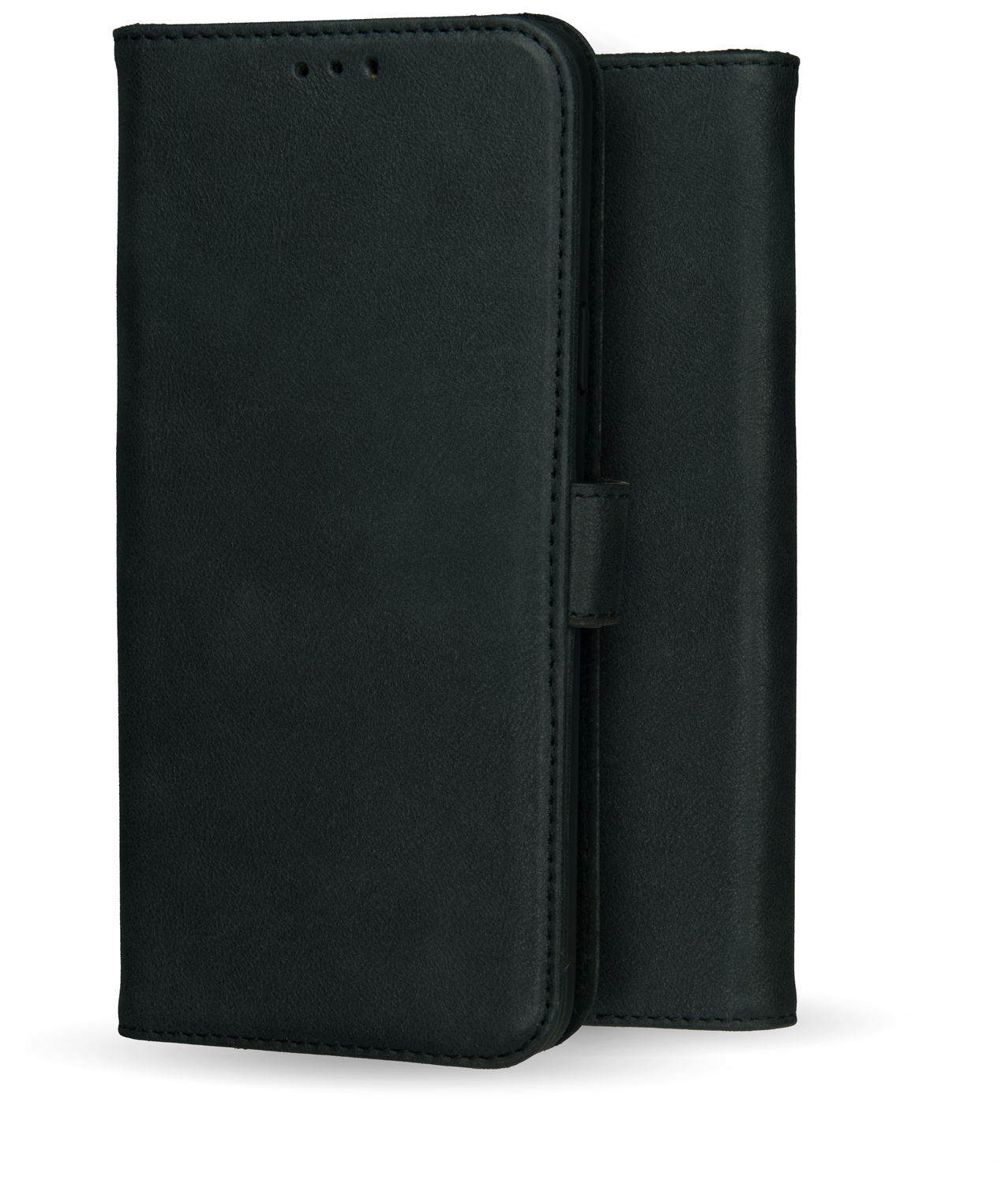 Rosso Deluxe Samsung Galaxy A17 Hoesje Echt Leer Book Case Zwart afbeelding 11