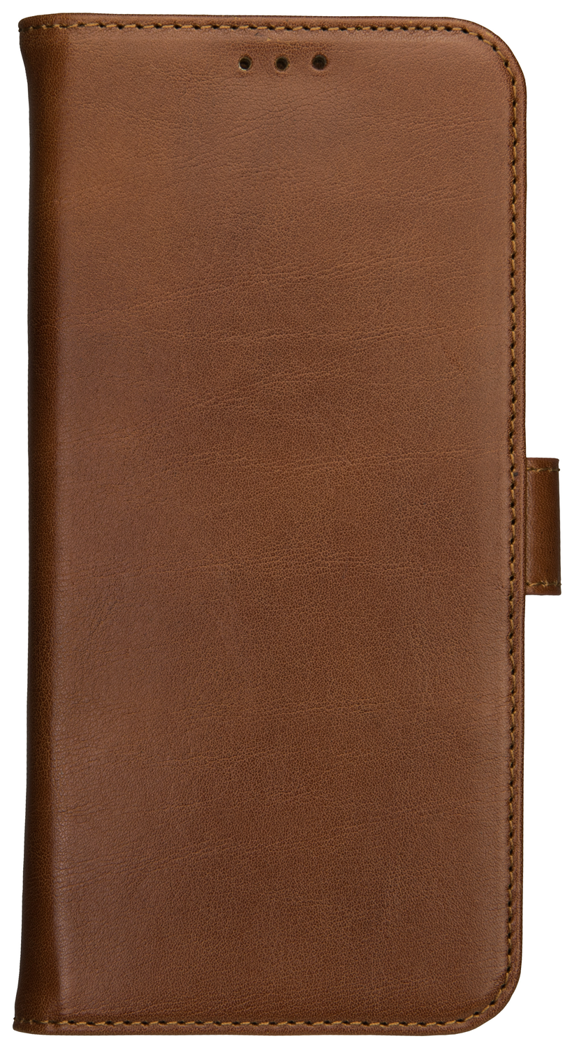 Rosso Deluxe Samsung Galaxy A17 Hoesje Echt Leer Book Case Bruin afbeelding 13