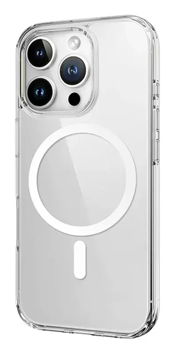 Apple iPhone 16 Pro Max Hoesje Hard Cover met MagSafe Transparant afbeelding 1